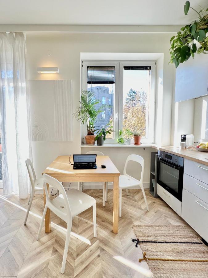 Ferienwohnung Powisle Finest Warschau Exterior foto
